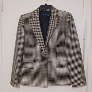 Evan-Picone houndstooth blazer